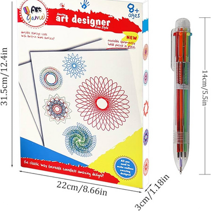 Artistic Design Kit with Spiral Wheels | SpiroArt