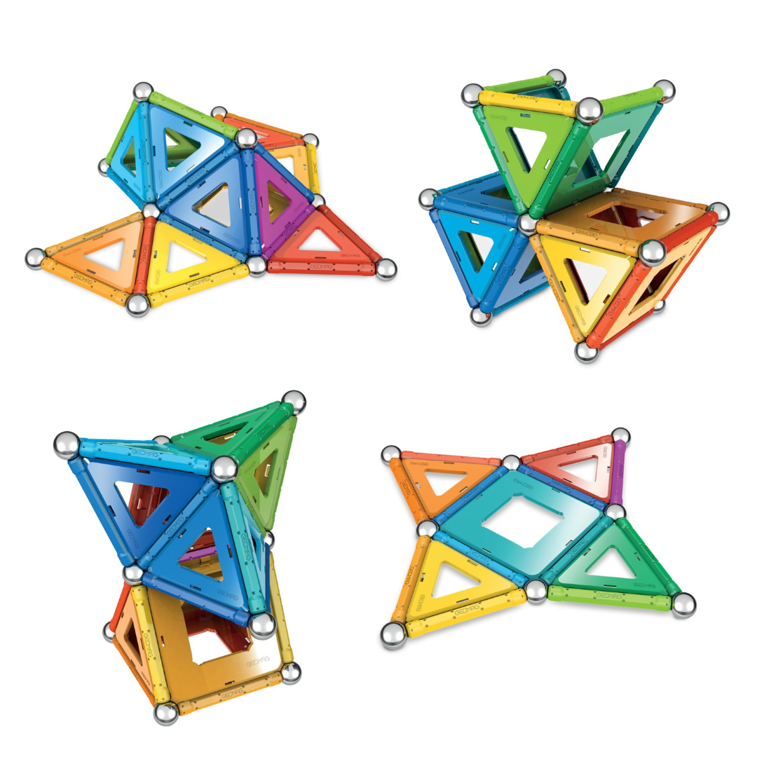 Colorful Magnetic Construction Set | MagnetiBuild