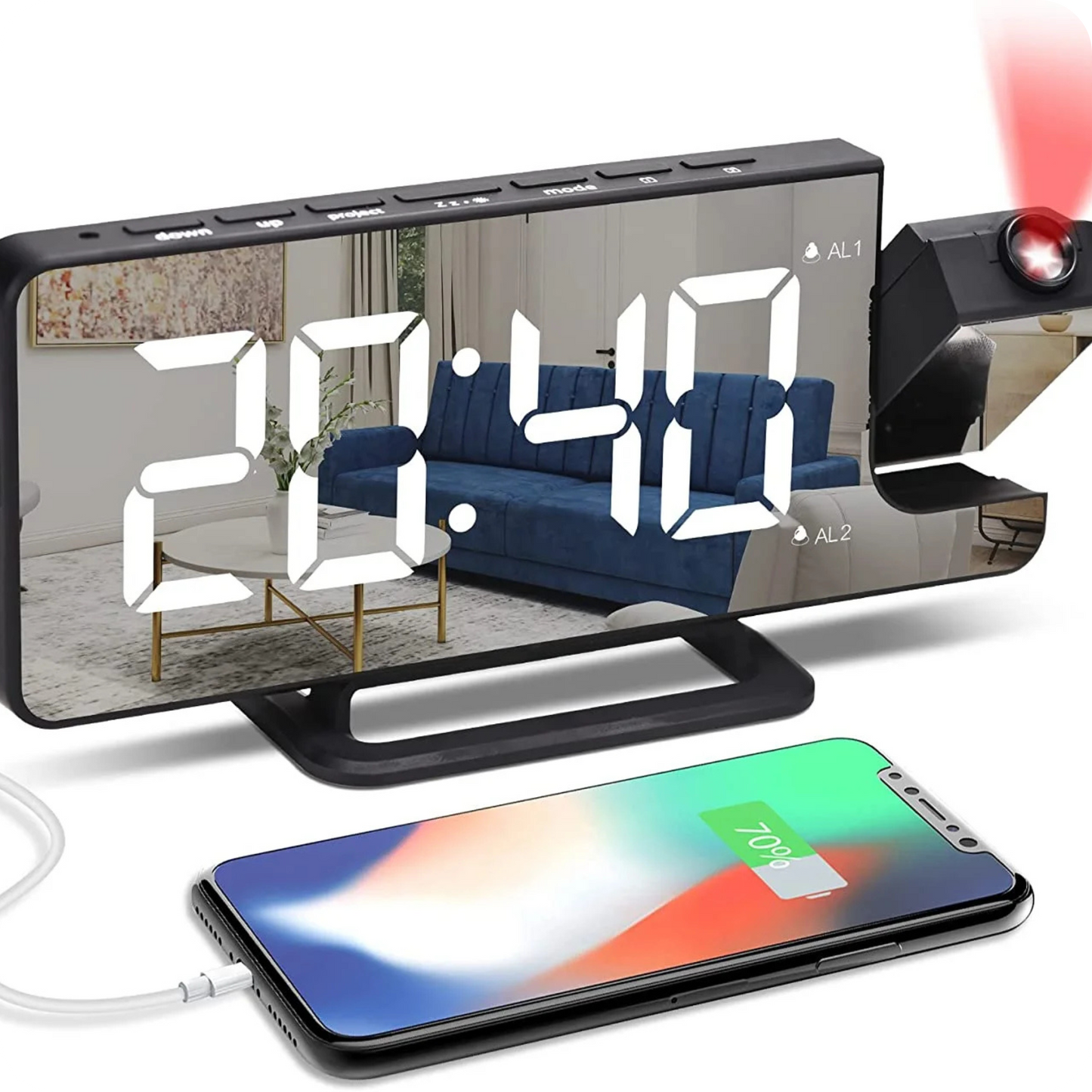 Projector Alarm Clock | Digital Clock