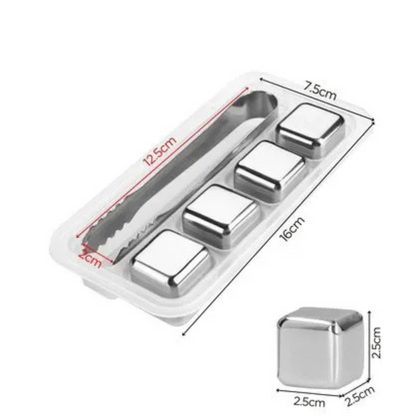 Stainless Steel Ice Cubes | IceCube Pro