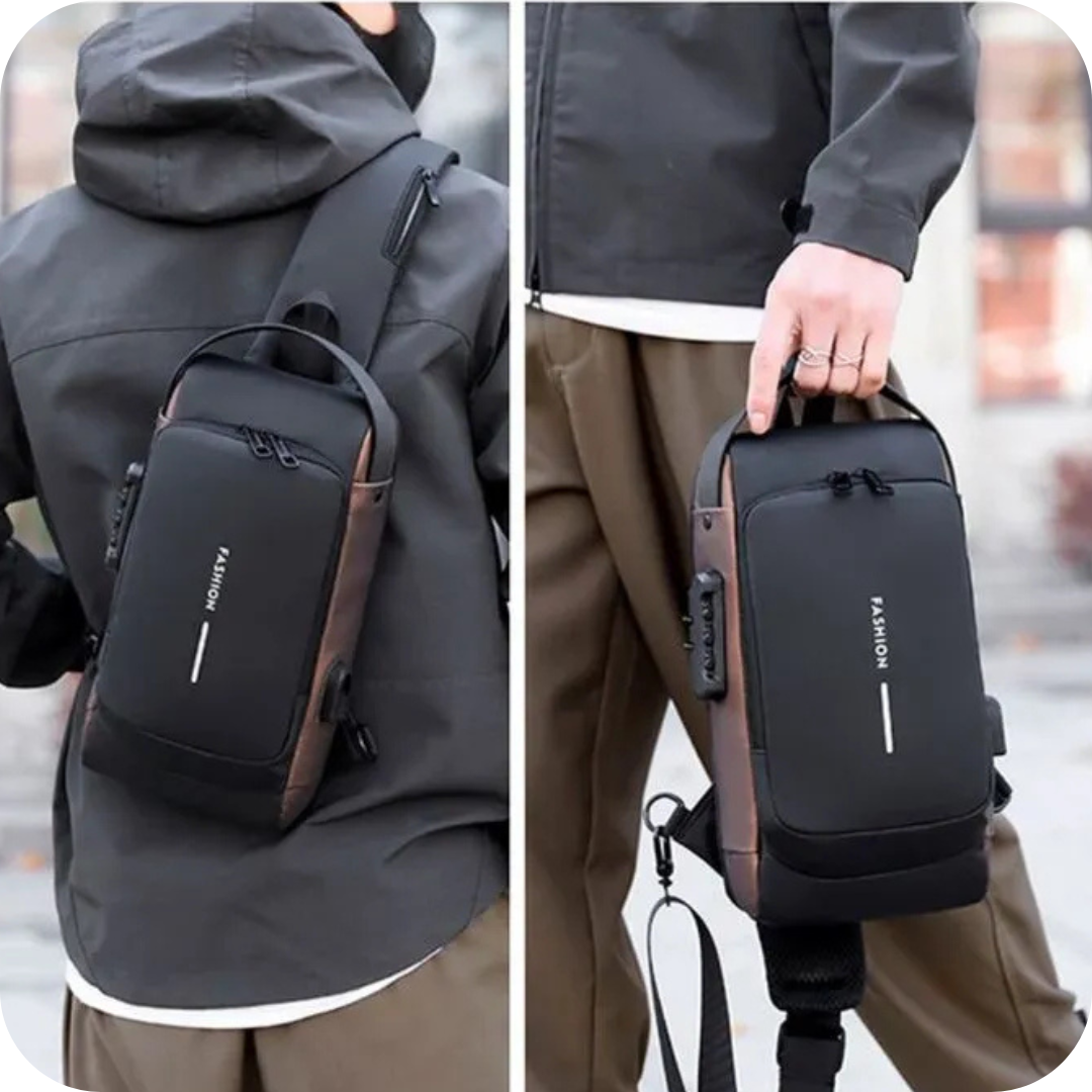 Anti-Theft Crossbody Bag with USB Port | UrbanPack