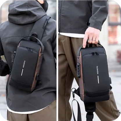 Anti-Theft Crossbody Bag with USB Port | UrbanPack