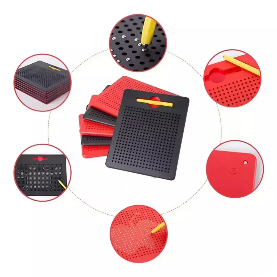 Magnetic Drawing Board with Beads & Pencil | MagBoard