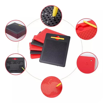 Magnetic Drawing Board with Beads & Pencil | MagBoard