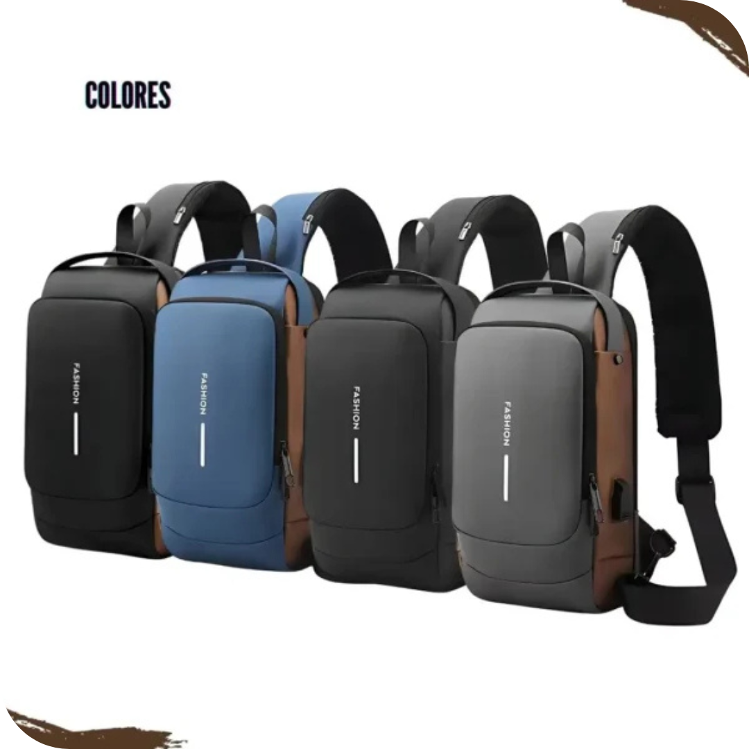 Anti-Theft Crossbody Bag with USB Port | UrbanPack