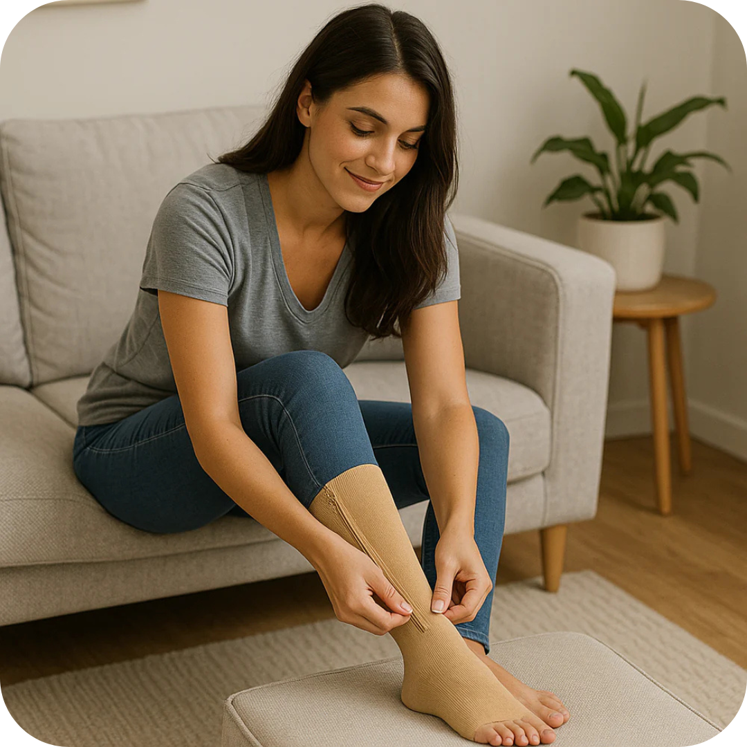 Zipper Compression Socks | ZipCompress