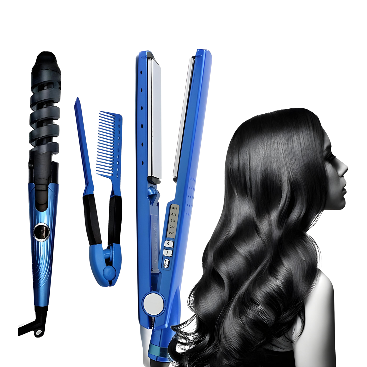 3-in-1 Hair Straightener | StyloMaster