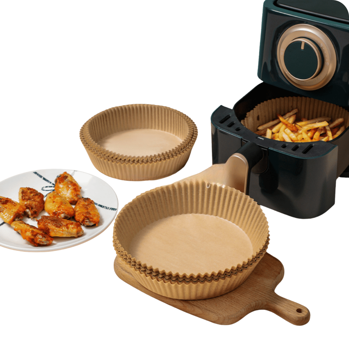 Air Fryer Paper Basket Pack of 50 | PaperFry