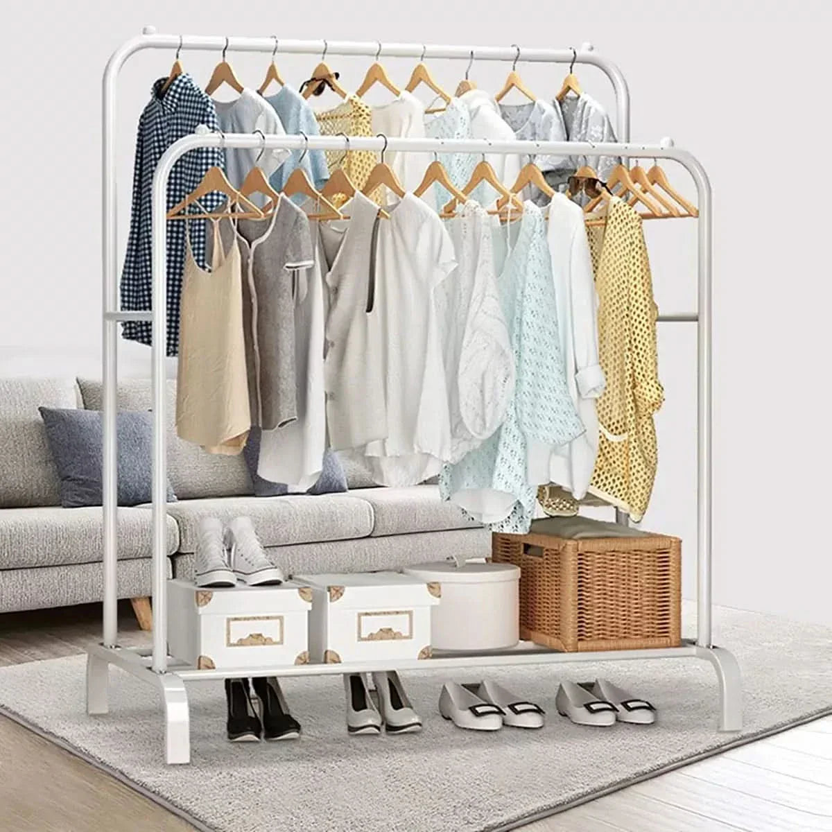 Double Rack for Clothes & Footwear | MaxRack