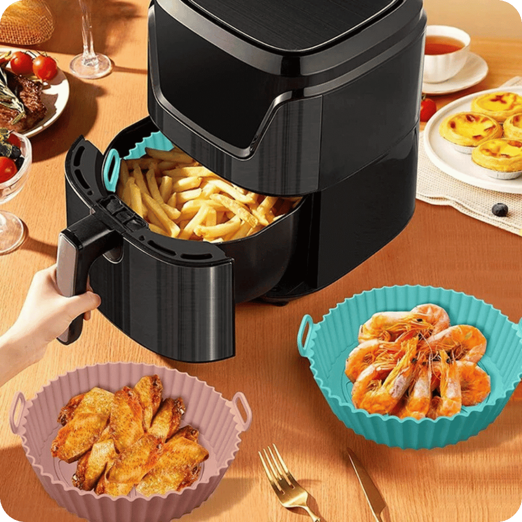 Silicone Air Fryer Basket 2x1 Promo | Silicook