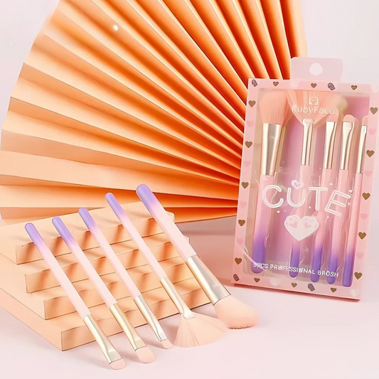 SET OF 5 MAKEUP BRUSHES