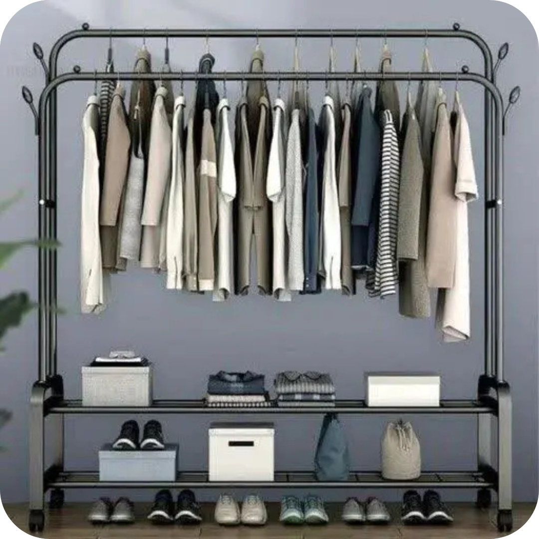 Double Rack for Clothes & Footwear | MaxRack